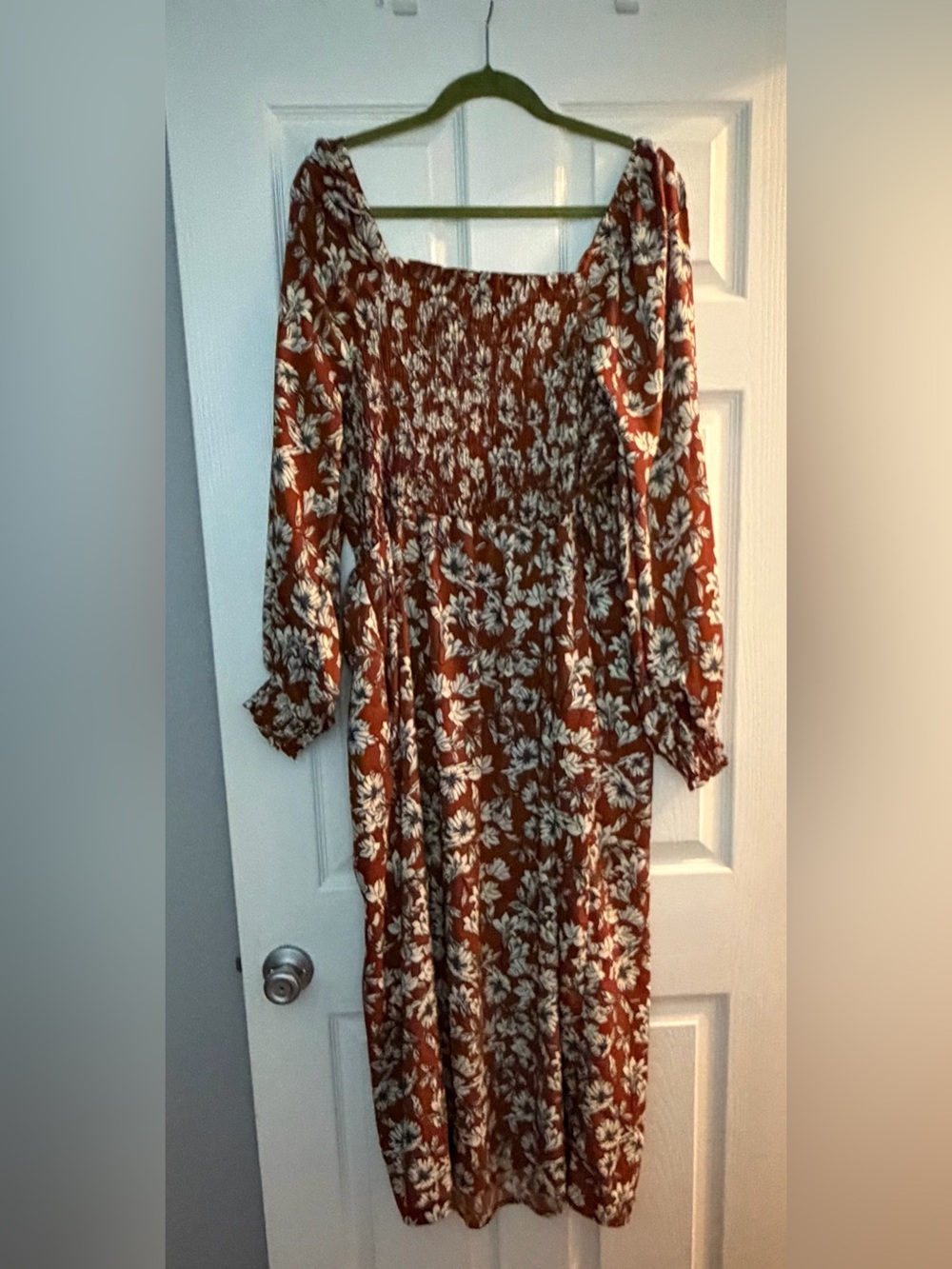 La Ligne x Target Smocked Bodice Floral Midi Dress